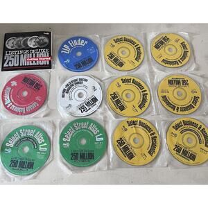 Listings Deluxe 250 Million CD-ROMs PC Software Directory Collection
